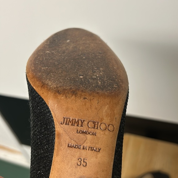 Jimmy Choo Luna Kitten Heel Shoes - Picture 12 of 12